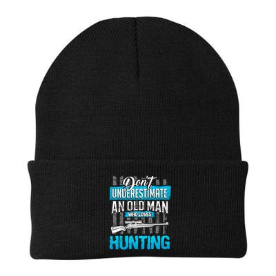 Don't Under Estimate An Old Man Who Loves Hunting Beanie