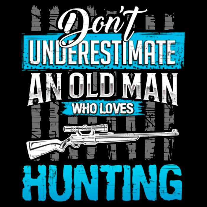 Don't Under Estimate An Old Man Who Loves Hunting Wool Snapback Cap
