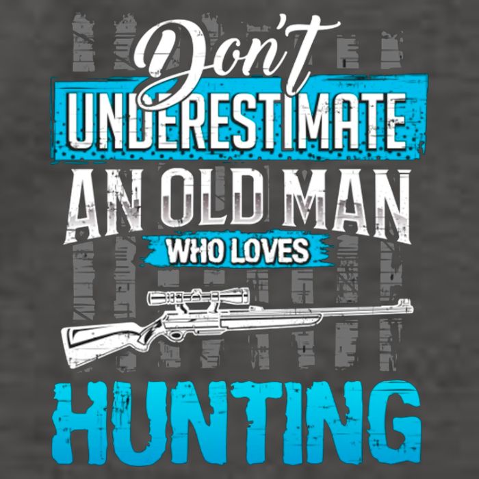 Don't Under Estimate An Old Man Who Loves Hunting Vector Backpack