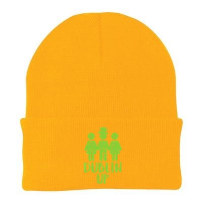 Dublin Up Funny St Patricks Day Irish Drinkin Team Knit Cap Winter Beanie