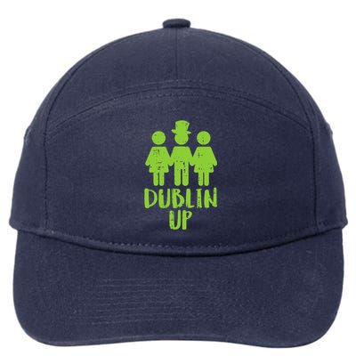 Dublin Up Funny St Patricks Day Irish Drinkin Team 7-Panel Snapback Hat