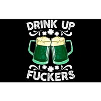 Drink Up Fuckers Funny St Patricks Day Beer Lover Bitches Bumper Sticker