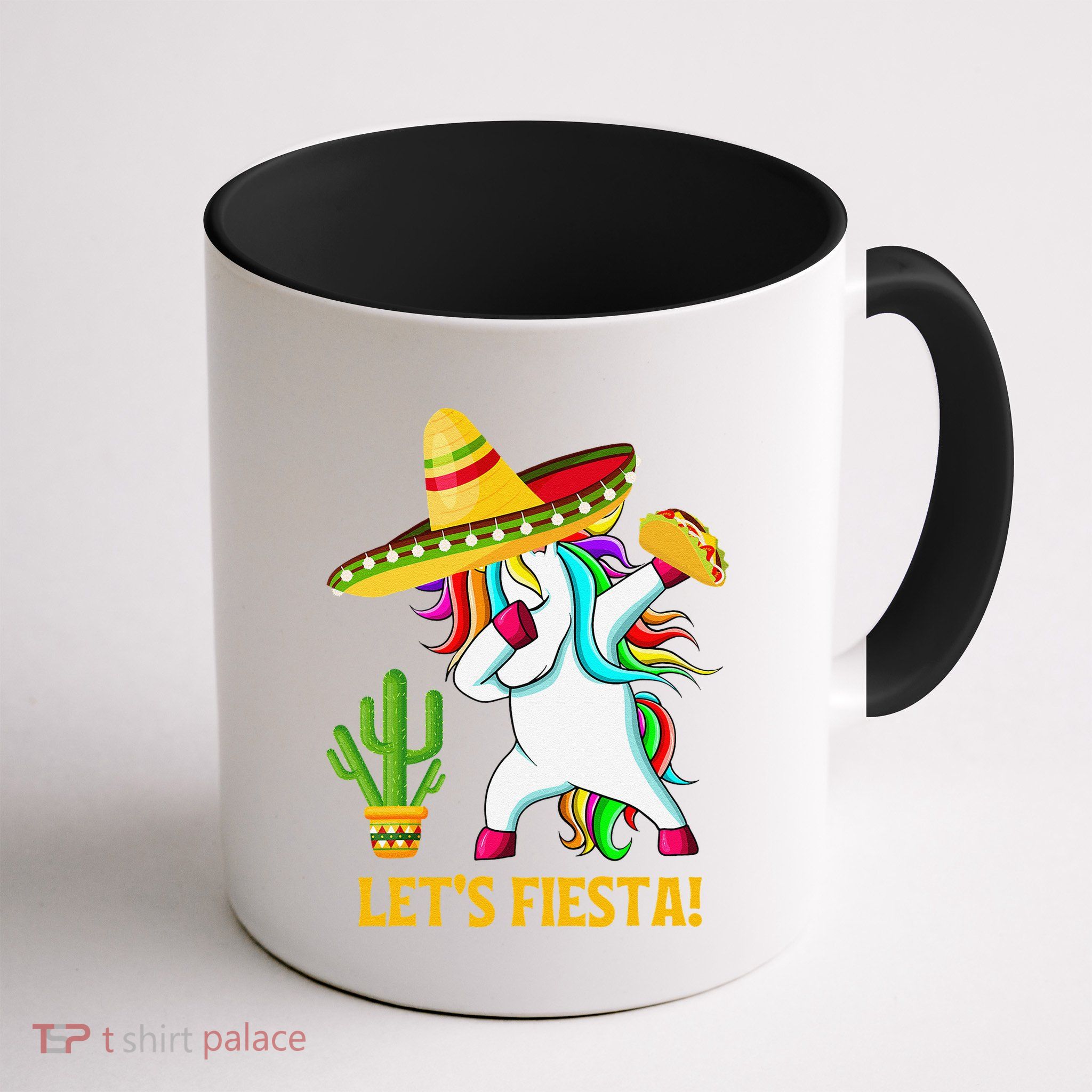 Dabbing Unicorn Funny Cinco De Mayo LetS Fiesta Mug