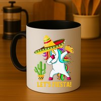 Dabbing Unicorn Funny Cinco De Mayo LetS Fiesta Mug