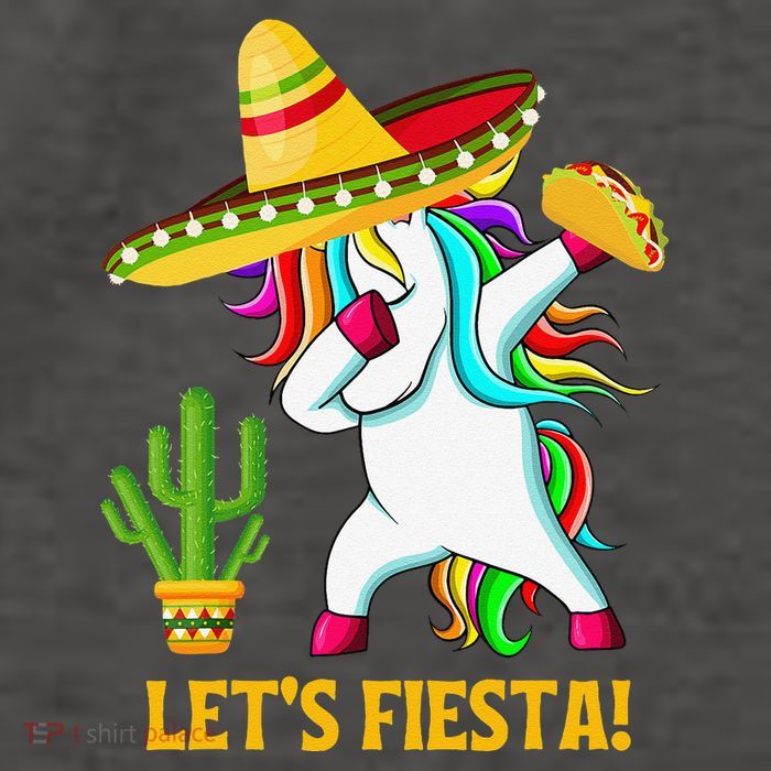 Dabbing Unicorn Funny Cinco De Mayo LetS Fiesta Vector Backpack