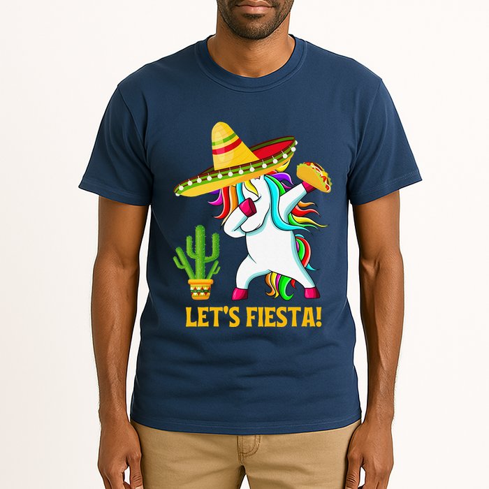Dabbing Unicorn Funny Cinco De Mayo LetS Fiesta Tall T-Shirt