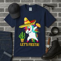 Dabbing Unicorn Funny Cinco De Mayo LetS Fiesta Tall T-Shirt