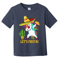 Dabbing Unicorn Funny Cinco De Mayo LetS Fiesta Toddler T-Shirt