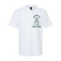 Drink Up Funny Bitches St Patrick's Day Funny Irish Shamrocks Softstyle Adult Sport Polo