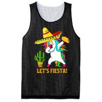 Dabbing Unicorn Funny Cinco De Mayo Girl Lets Fiesta Mesh Reversible Basketball Jersey Tank