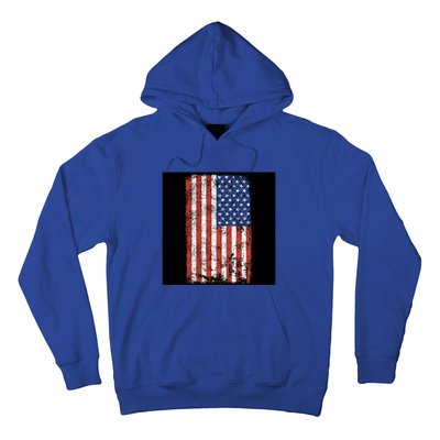 Distressed Us Flag Gift Hoodie