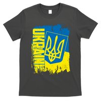 Distressed Ukraine Flag Stand With Support Ukraine T-Shirt