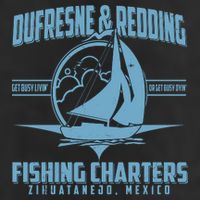 Dufresne And Redding Fishing Charters Zihuatanejo Mexico 7 Panel Mesh Trucker Snapback Hat