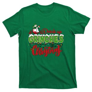 Drink Up Grinches It's Christmas Lights Funny Xmas Holidays T-Shirt