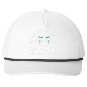 Drink Until Gallagher Cool Funny St Patricks Day Snapback Five-Panel Rope Hat