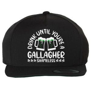 Drink Until Gallagher Cool Funny St Patricks Day Wool Snapback Cap