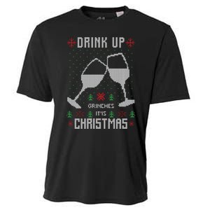 Drink Up Grinches It Is Christmas Cooling Performance Crew T-Shirt