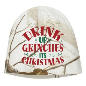 Drink Up Grinches Its Christmas Kati - Camo Knit Beanie