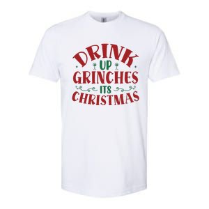 Drink Up Grinches Its Christmas Softstyle CVC T-Shirt