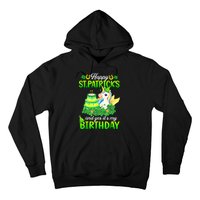 Dabbing Unicorn Happy St Patricks Day And My Birthday Hoodie