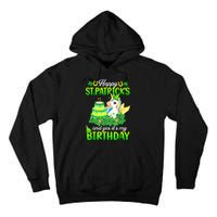 Dabbing Unicorn Happy St Patricks Day And My Birthday Tall Hoodie