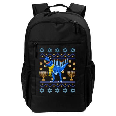 Dinosaur Ugly Hanukkah Sweater Orah Chanukah Gift Backpack