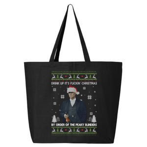 Drink Up Its Fuckin Christmas By Order Ugly Merry Fookin Christmas 25L Jumbo Tote