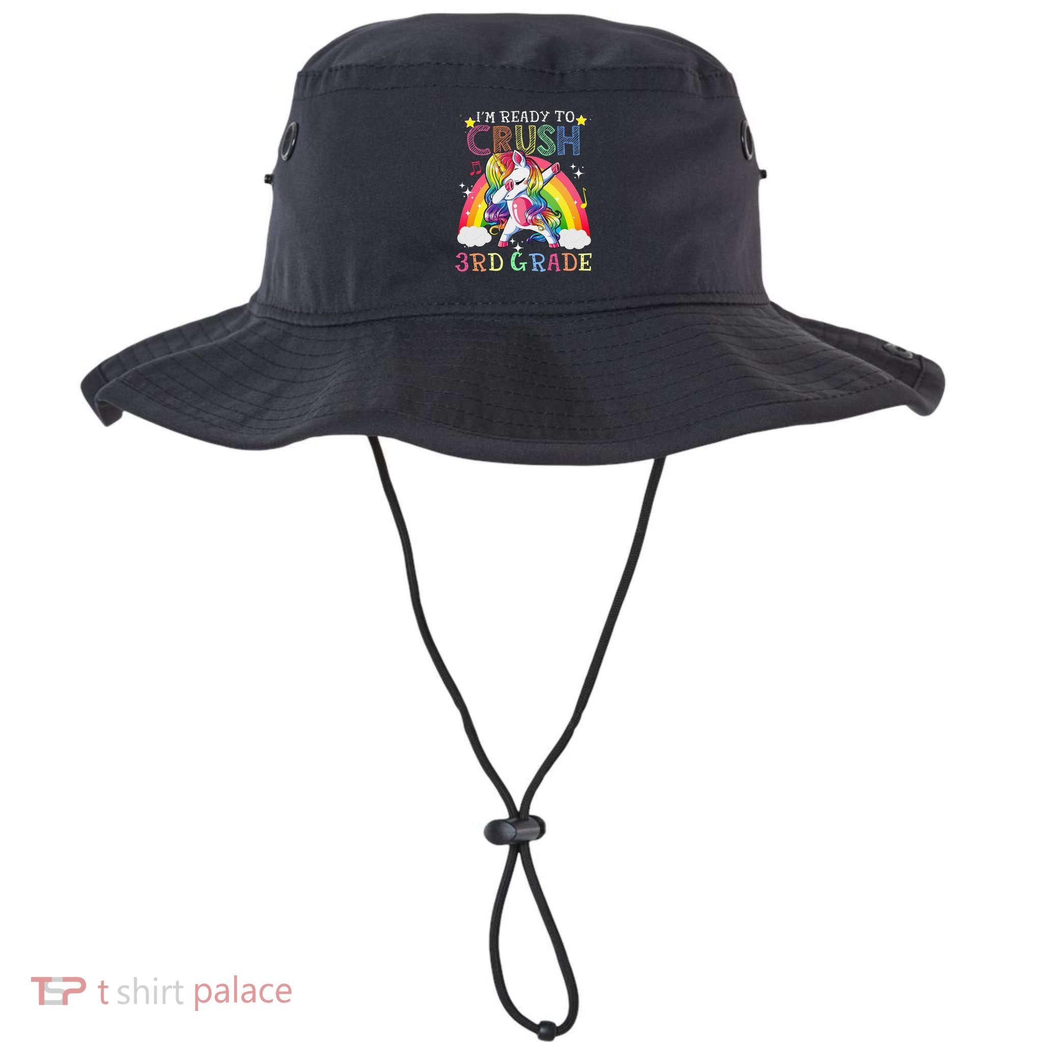 Dabbing Unicorn Im Ready To Crush 3rd Grade Back To School Bucket Hat