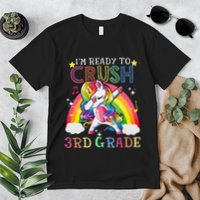 Dabbing Unicorn Im Ready To Crush 3rd Grade Back To School Premium T-Shirt