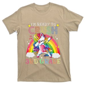 Dabbing Unicorn Im Ready To Crush 3rd Grade Back To School T-Shirt