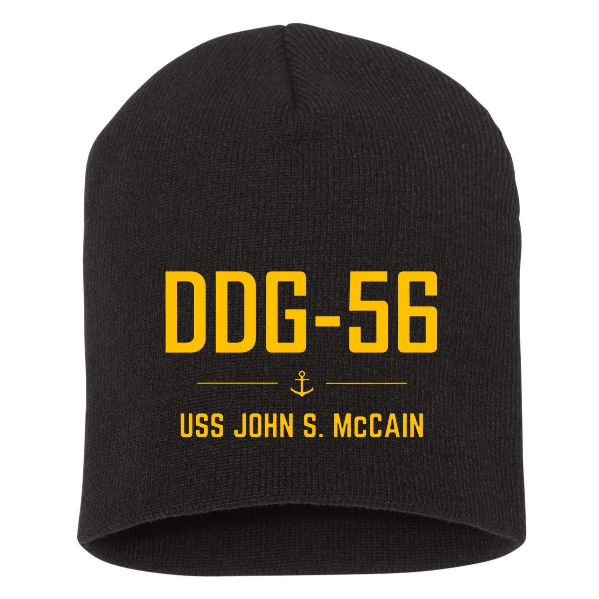 Ddg56 Uss John S. Mccain Short Acrylic Beanie