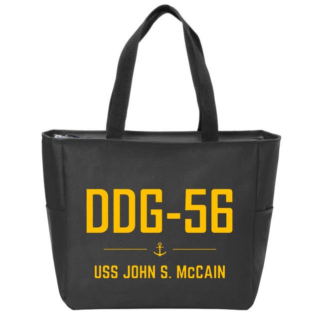 Ddg56 Uss John S. Mccain Zip Tote Bag
