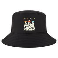 Dinosaur Ufo Lover Retro Alien Abduction Cool Comfort Performance Bucket Hat