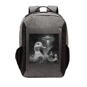 Ducks & Ufos Lakeside Encounter Funny Duck Lover Vector Backpack