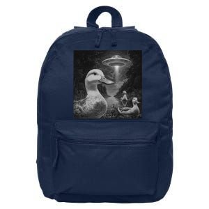 Ducks & Ufos Lakeside Encounter Funny Duck Lover 16 in Basic Backpack