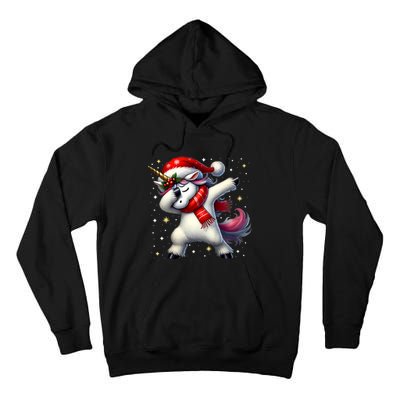 Dabbing Unicorn Magical Christmas Tall Hoodie