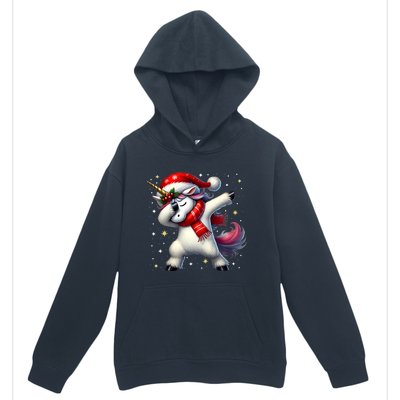 Dabbing Unicorn Magical Christmas Urban Pullover Hoodie