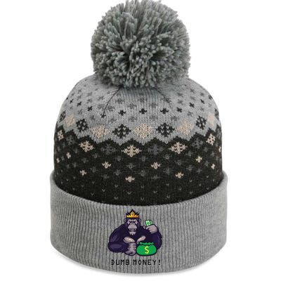 Dumb Money Ape The Baniff Cuffed Pom Beanie