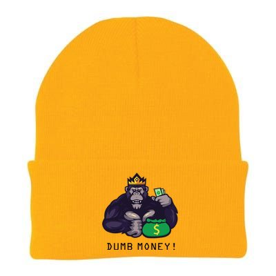 Dumb Money Ape Knit Cap Winter Beanie