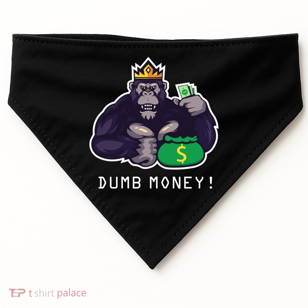Dumb Money Ape USA-Made Doggie Bandana