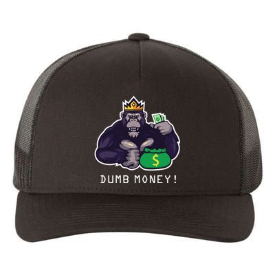 Dumb Money Ape Yupoong Adult 5-Panel Trucker Hat