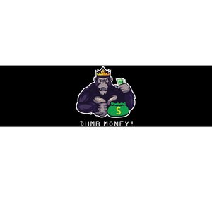 Dumb Money Ape Bumper Sticker