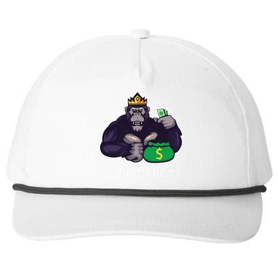 Dumb Money Ape Snapback Five-Panel Rope Hat