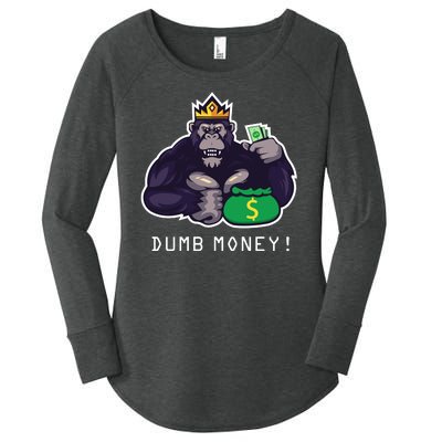 Dumb Money Ape Women's Perfect Tri Tunic Long Sleeve Shirt