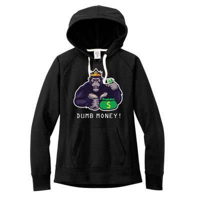 Dumb Money Ape Women's Fleece Hoodie