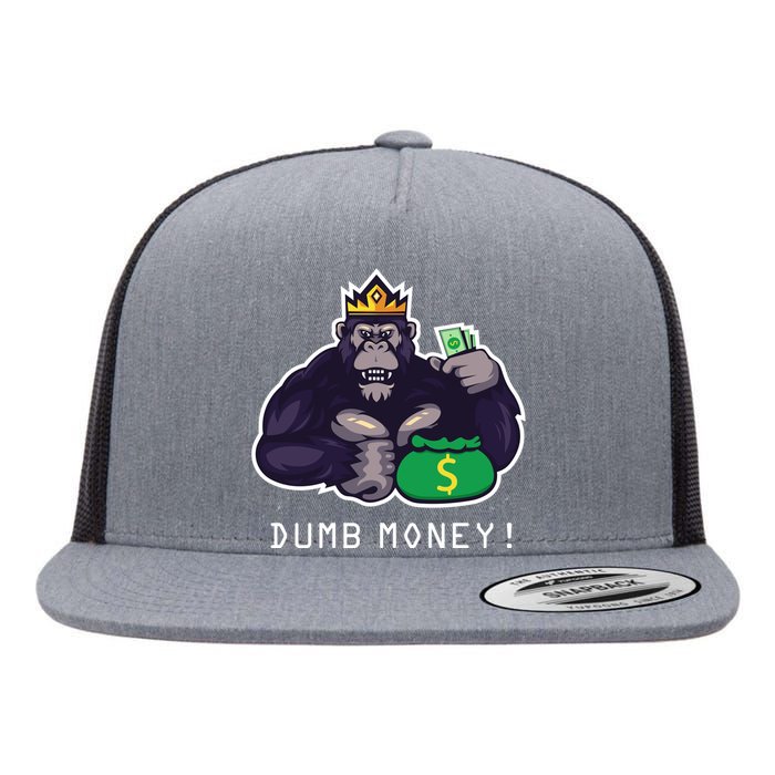 Dumb Money Ape Flat Bill Trucker Hat