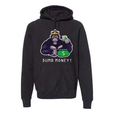 Dumb Money Ape Premium Hoodie