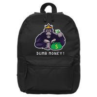 Dumb Money Ape 16 in Basic Backpack