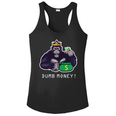 Dumb Money Ape Ladies PosiCharge Competitor Racerback Tank