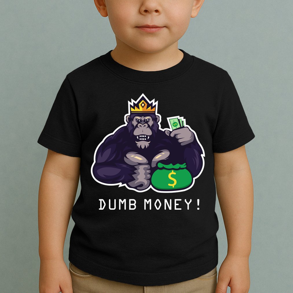 Dumb Money Ape Toddler T-Shirt